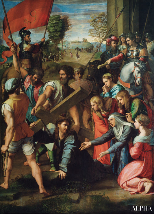 Le port de la croix - Raphaël (peintre) - Reproductions de tableaux et peintures haut de gamme
