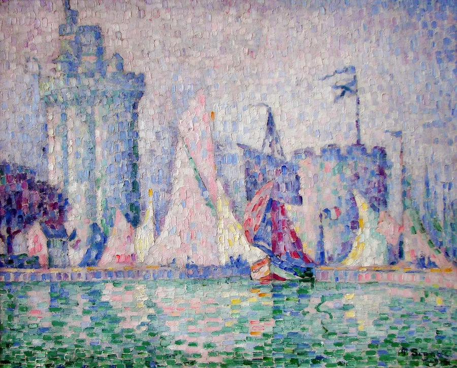 La Rochelle satama - Paul Signac