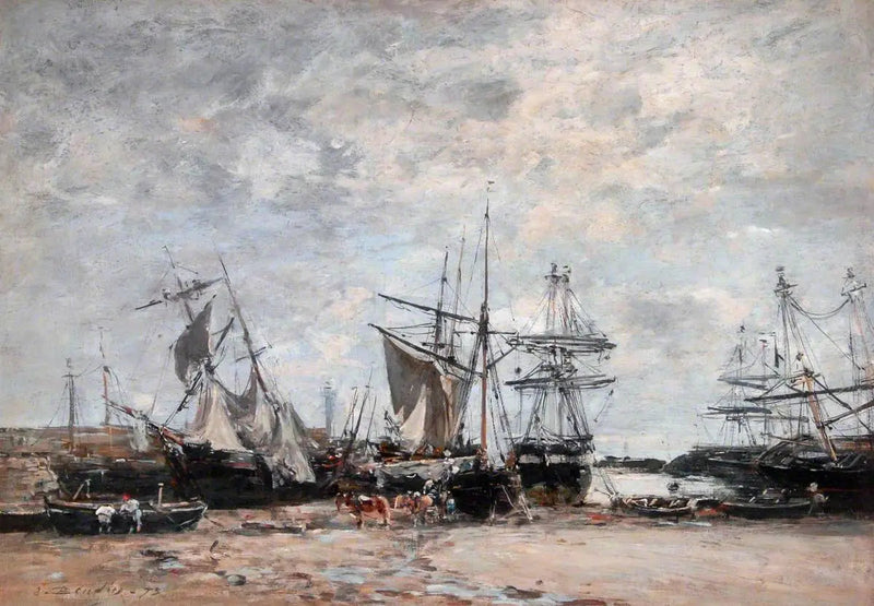 Pontrieuxin satama - Eugène Boudin