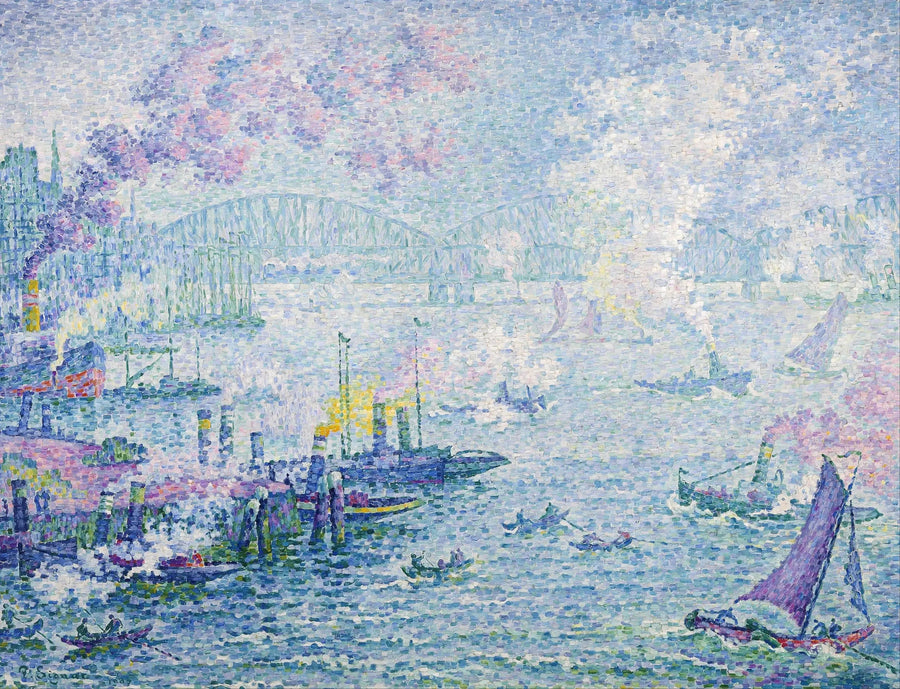 Rotterdamin satama - Paul Signac