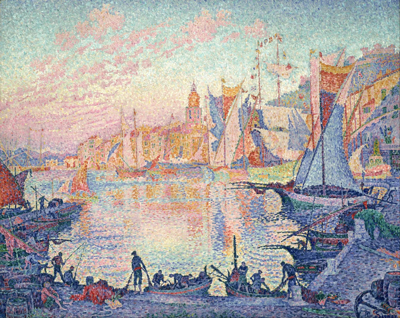 Saint-Tropez'n satama - Paul Signac