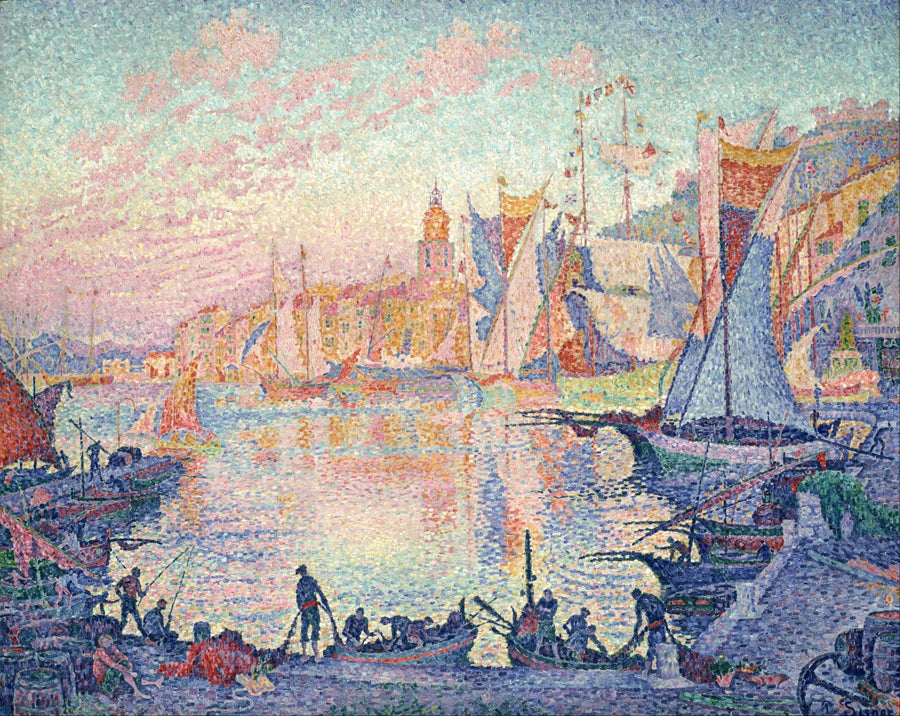 Saint-Tropez'n satama - Paul Signac