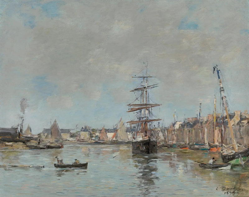 Trouvillen satama - Eugène Boudin