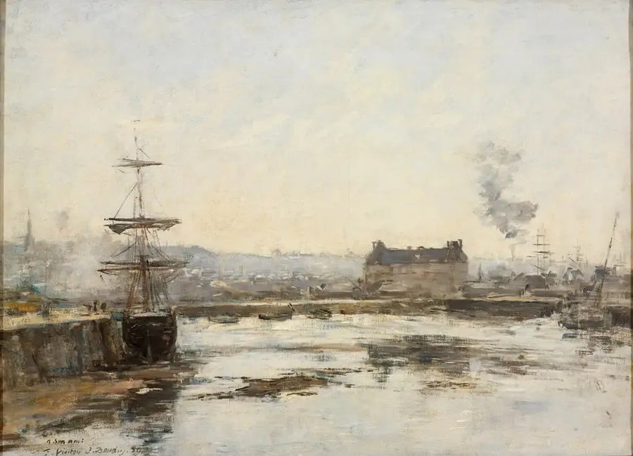 Trouvillen satama - Eugène Boudin