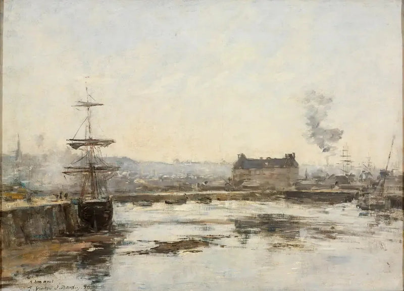 Trouvillen satama - Eugène Boudin