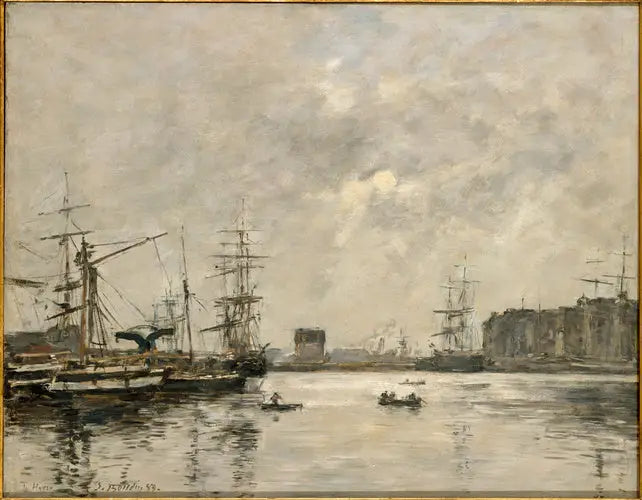 Le Havren satama, Barre-laguuni - Eugène Boudin
