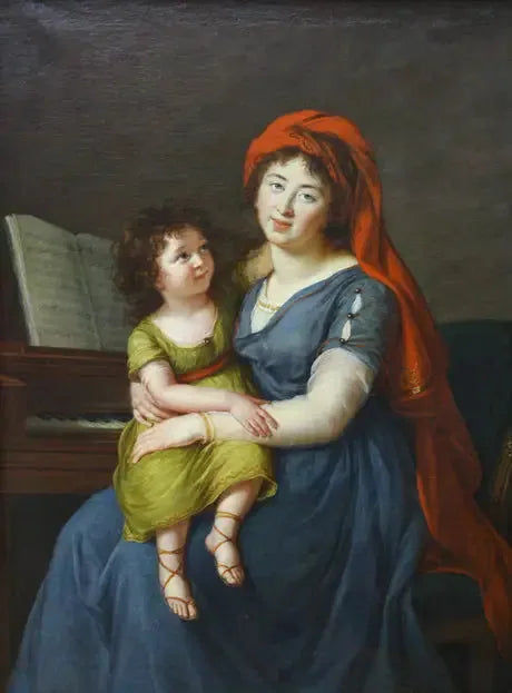 Prinsessa Ekaterina Nikolaevna Menchikova - Élisabeth Vigée Le Brunin muotokuva