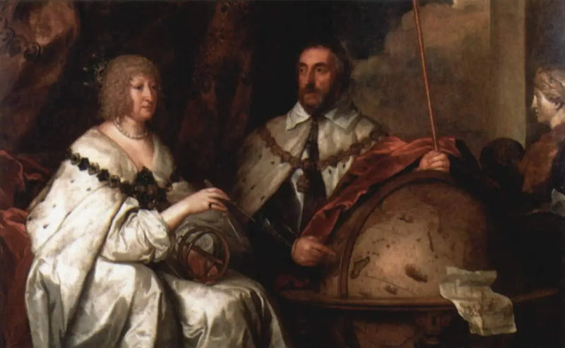 Thomas Howardin ja hänen vaimonsa Aletheia Talbotin madagaskarin muotokuva - Antoine van Dyck