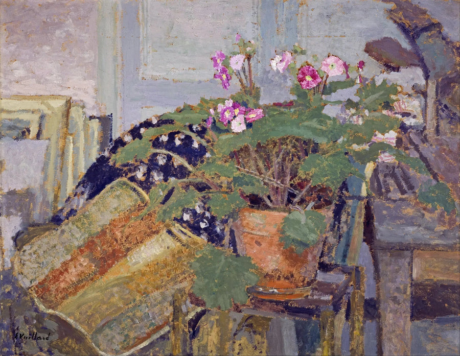 Kukkaruukun maalaus - Édouard Vuillard