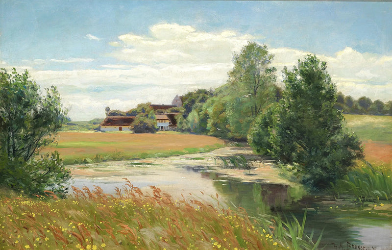 Dalumin saaren Dalumin pappila - H. A. Brendekilde