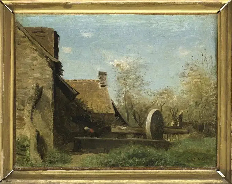 Domfrontin puristuskone - Jean-Baptiste Camille Corot