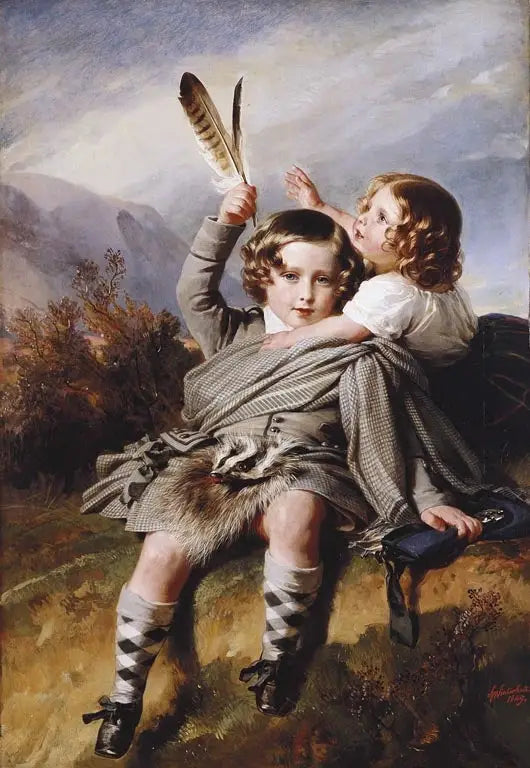 Prinssi Alfred ja prinsessa Helena - Franz Xaver Winterhalter