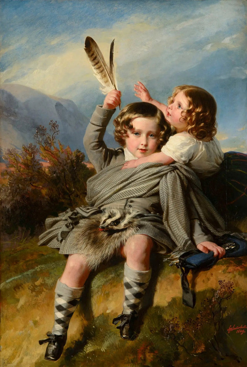 Prinssi Alfred ja prinsessa Helena - Franz Xaver Winterhalter