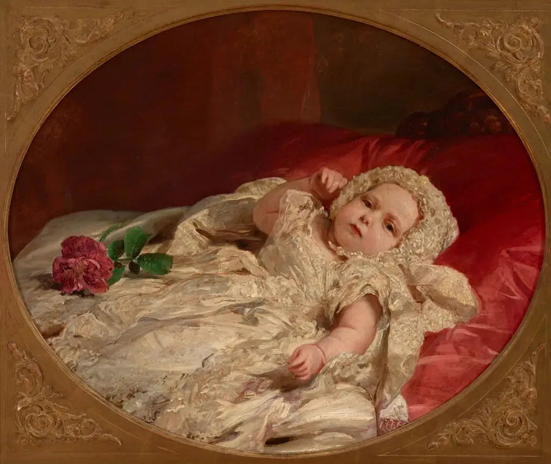 Prinssi Arthur William seitsemän viikon ikäisenä - Franz Xaver Winterhalter