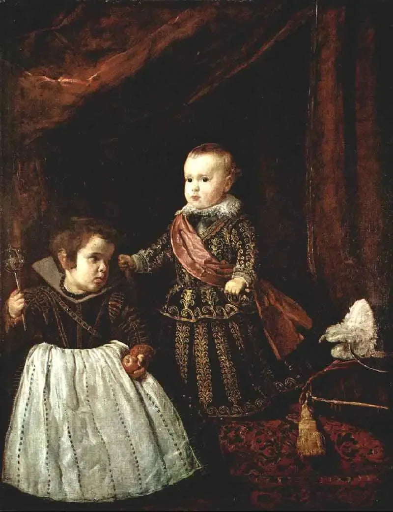Prinssi Balthazar Carlos ja hänen lapsensa - Diego Velázquez