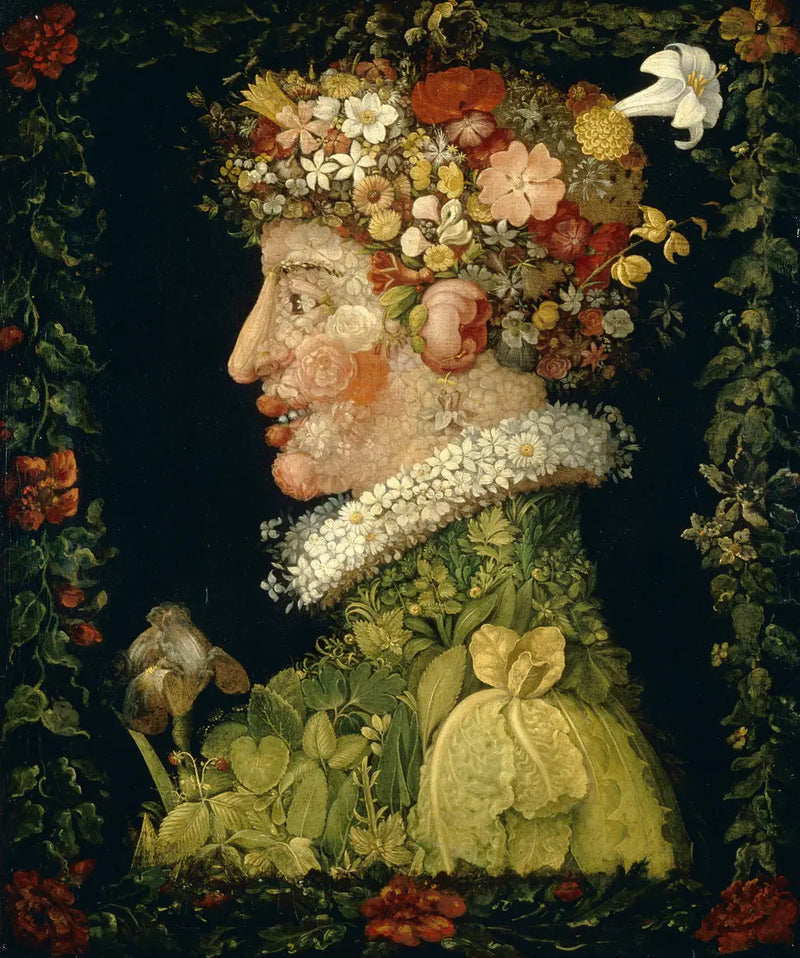 Kevät - Giuseppe Arcimboldo