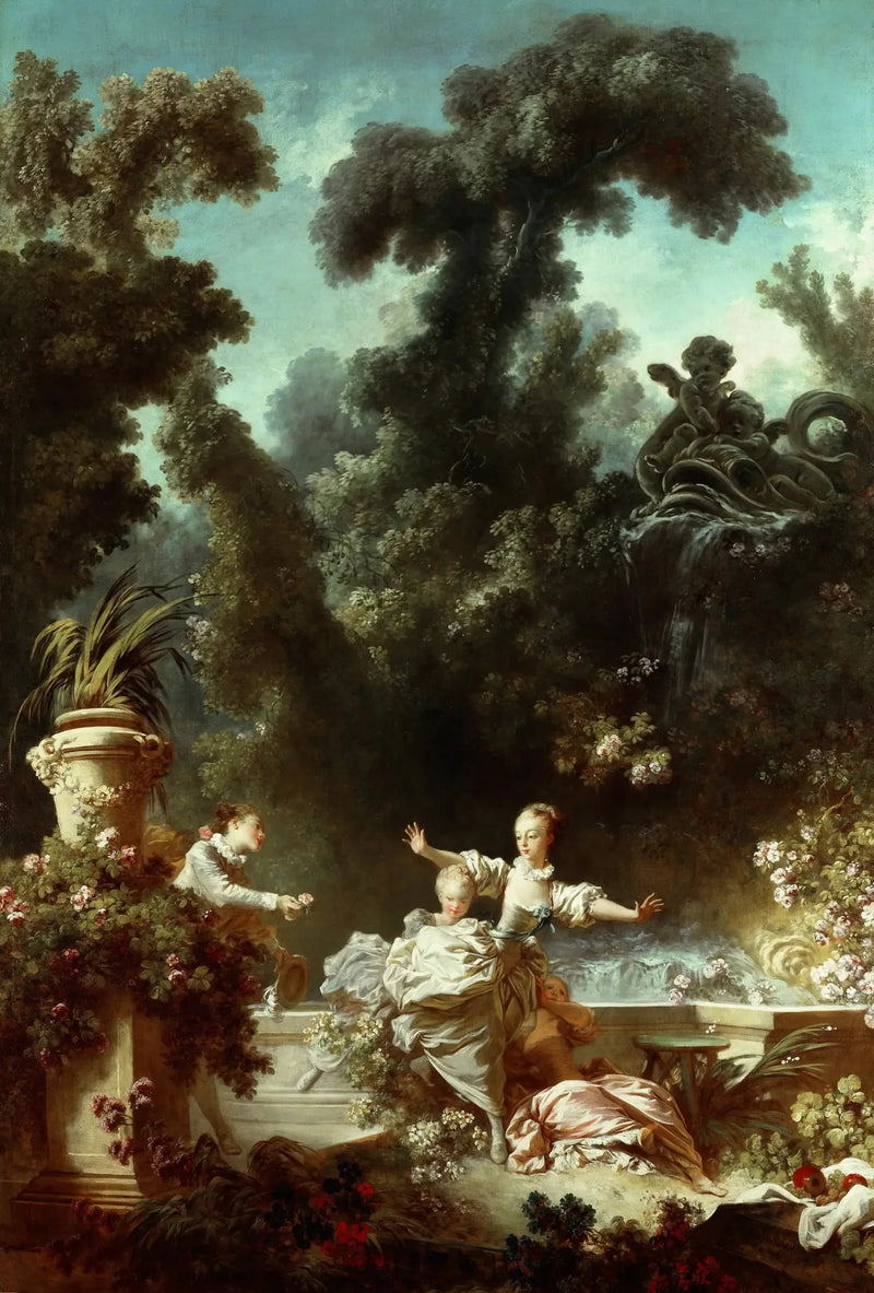 Rakkauden edistysaskeleet: jahtaus - Jean-Honoré Fragonard