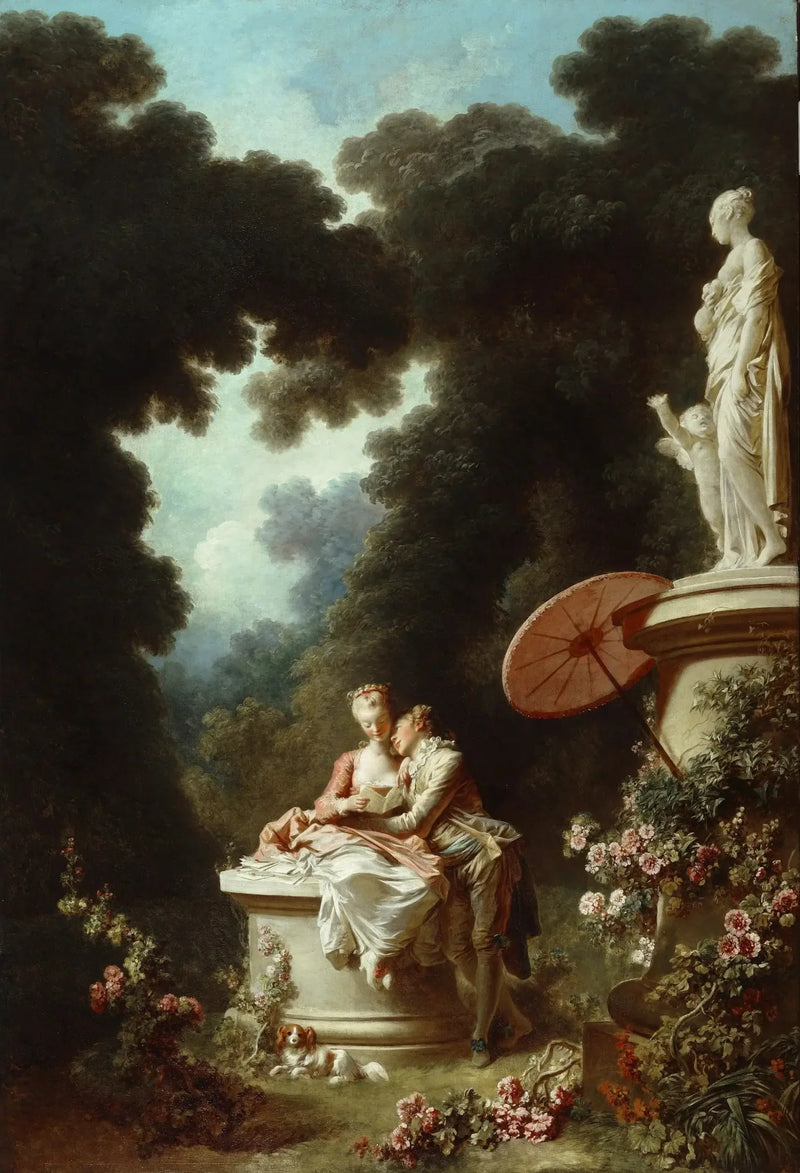 Rakkauden edistys: Rakkauskirjeitä - Jean-Honoré Fragonard