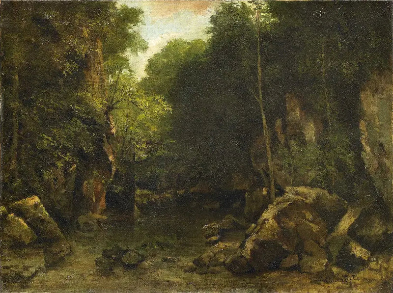 Musta kaivo - Gustave Courbet