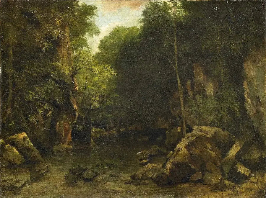Musta kaivo - Gustave Courbet