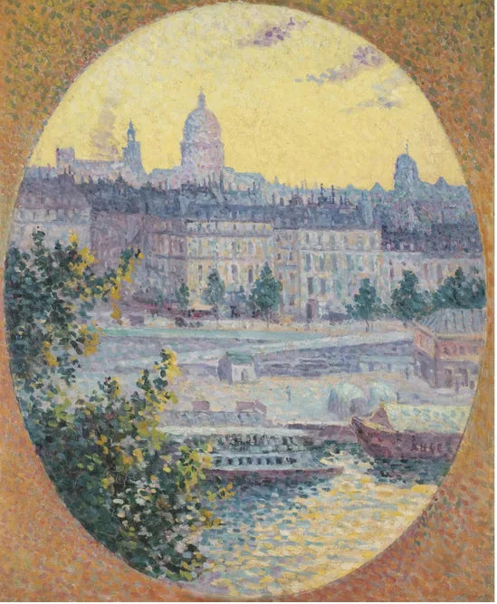 Montebello-joen laituri ja Sainte-Geneviève-kukkula - Maximilien Luce