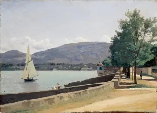 Pâquis-laituri Genevessä - Jean-Baptiste Camille Corot