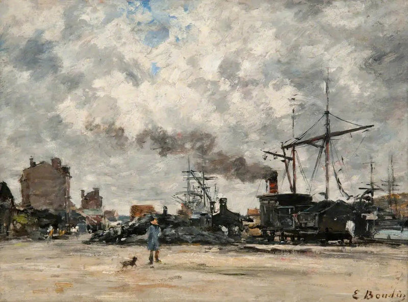 Laiturin - Eugène Boudin