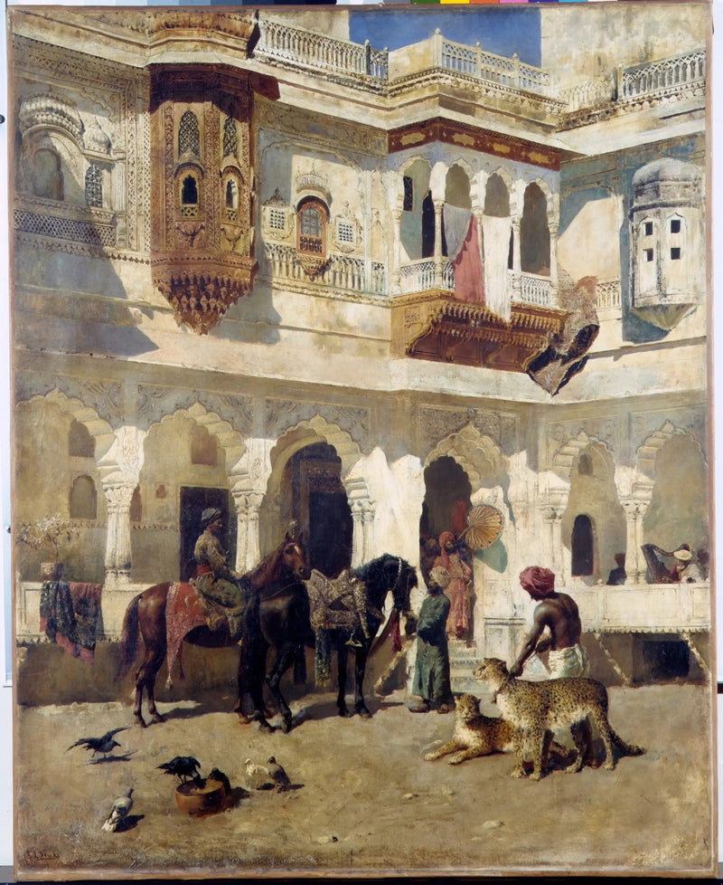 Rajah lähtee metsästämään - Edwin Lord Weeks