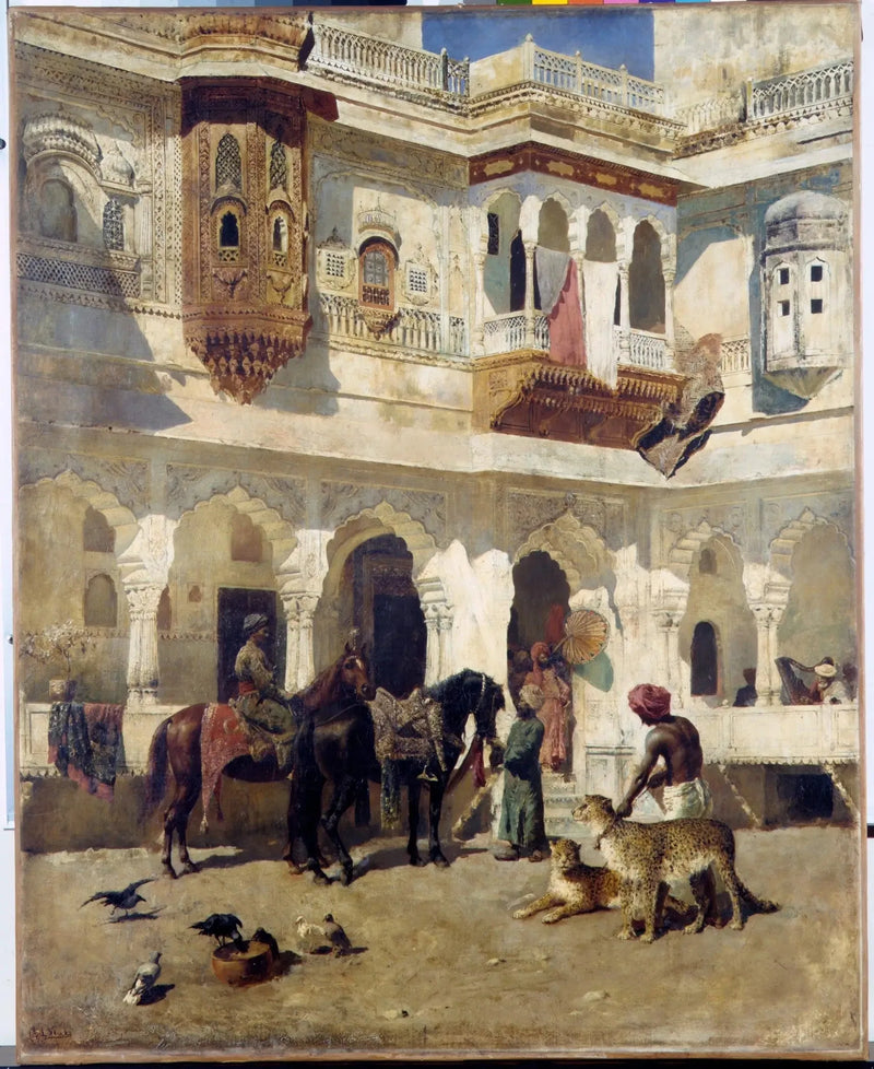Rajah lähtee metsästämään - Edwin Lord Weeks