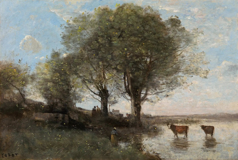 Lehmäkutsut - Jean-Baptiste Camille Corot