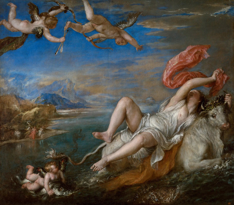 Euroopan ryöstö - Titian