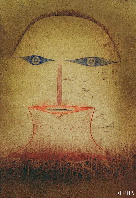 Le regard bleu, 1927 - Paul Klee - Reproductions de tableaux et peintures haut de gamme