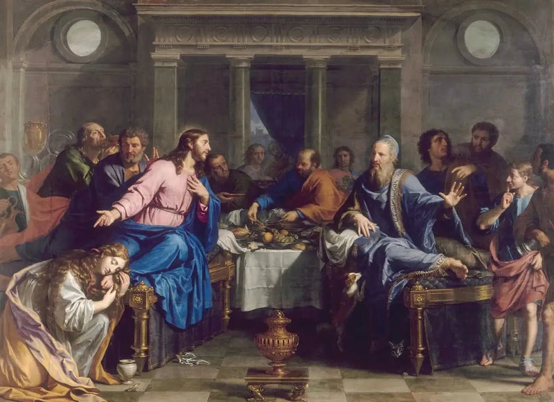 Simonin ruokailu - Philippe de Champaigne