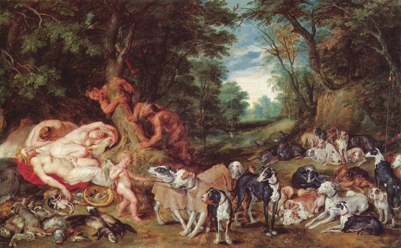 Dianen ja hänen nymfensä lepo - Peter Paul Rubens
