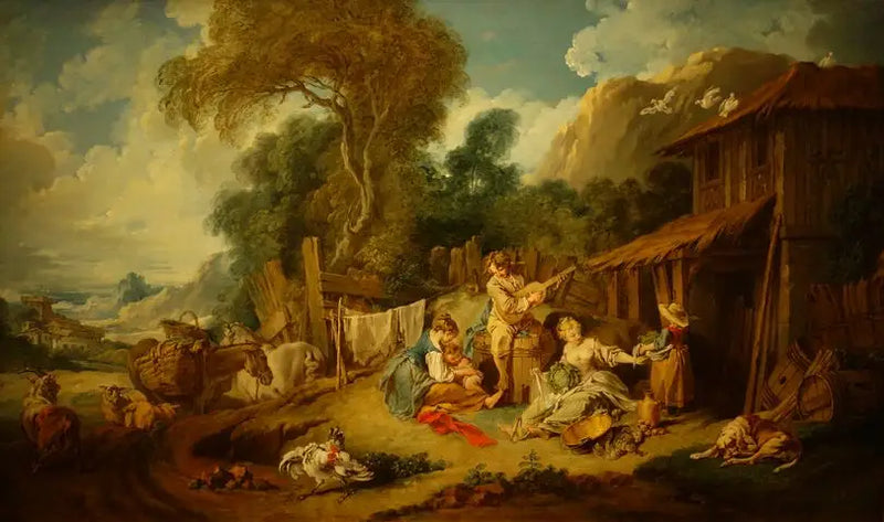 Maatilojen lepo - François Boucher