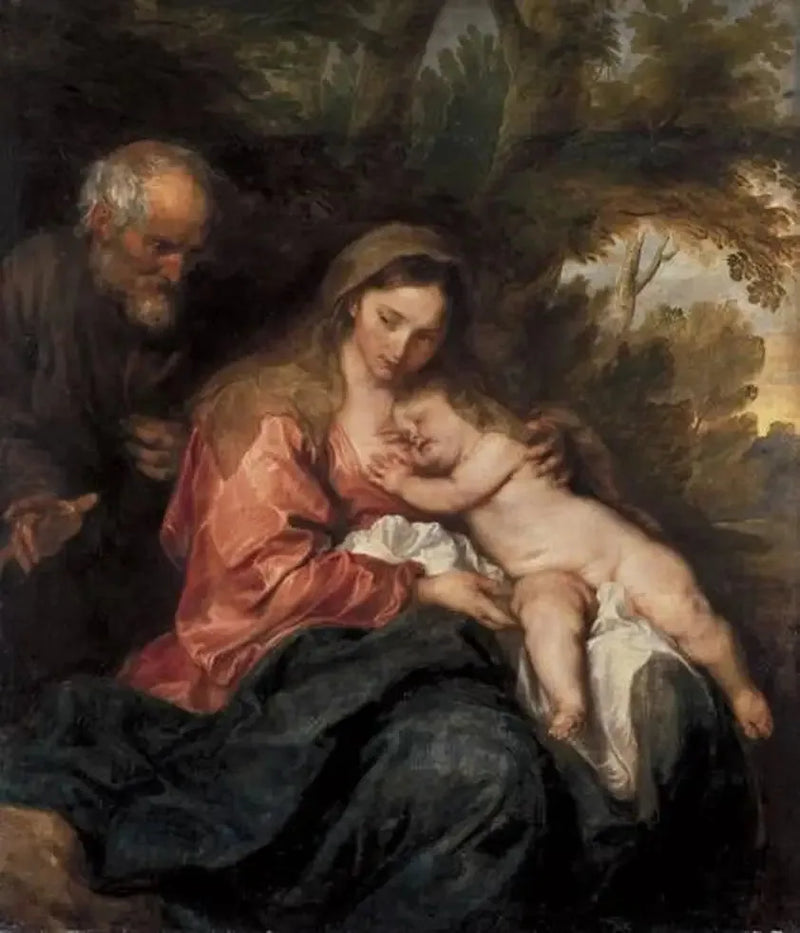 Lepo Egyptin pakomatkan aikana - Antoine van Dyck
