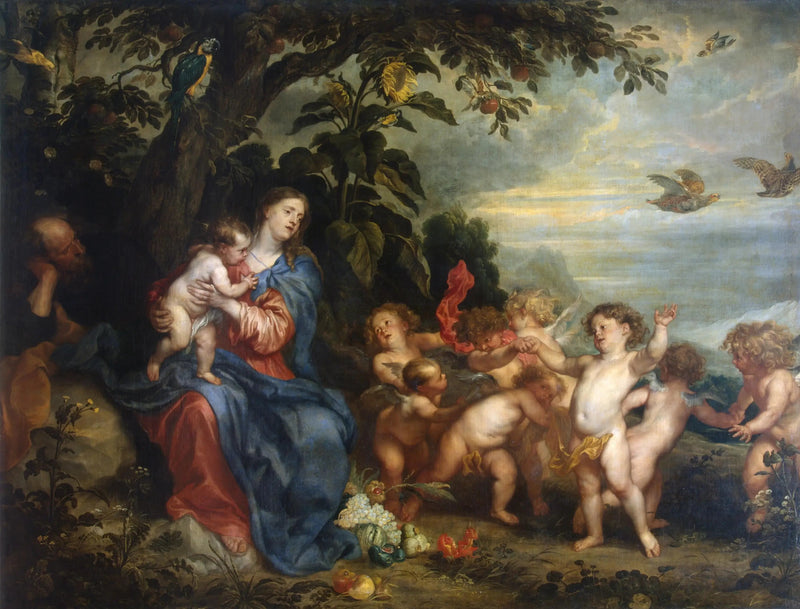 Lepo Egyptiin pakomatkan aikana - Antoine van Dyck