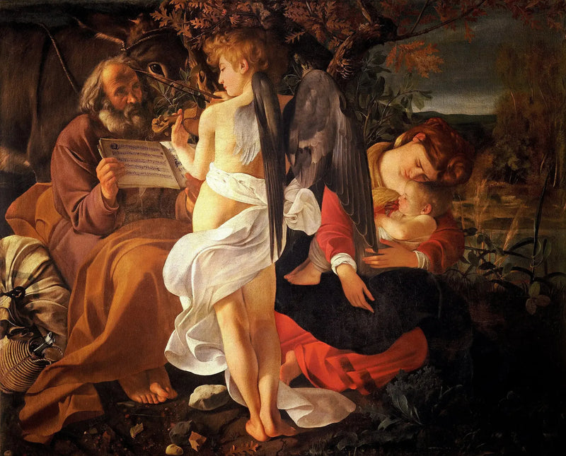 Lepoa pakomatkalla Egyptiin - Caravaggio