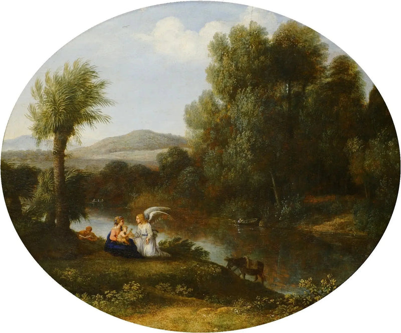 Lepo Egyptiin pakomatkan aikana - Claude Lorrain
