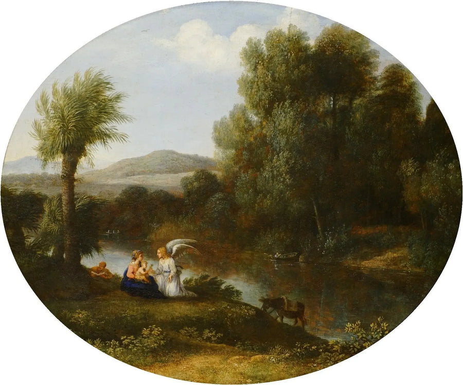 Lepo Egyptiin pakomatkan aikana - Claude Lorrain