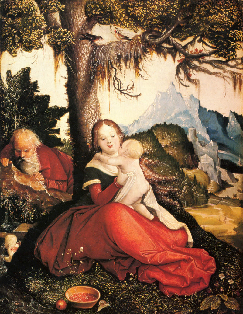 Lepo Egyptin pakomatkan aikana - Hans Baldung Grien