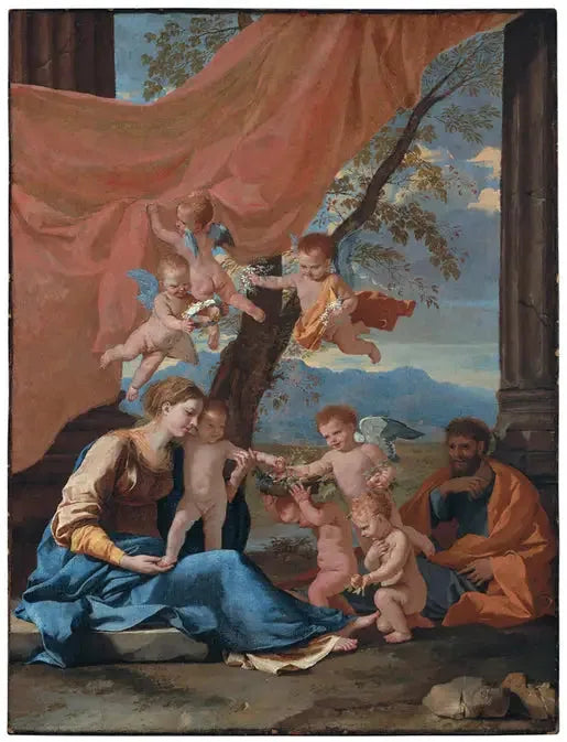 Lepo Egyptiin pakomatkan aikana - Nicolas Poussin