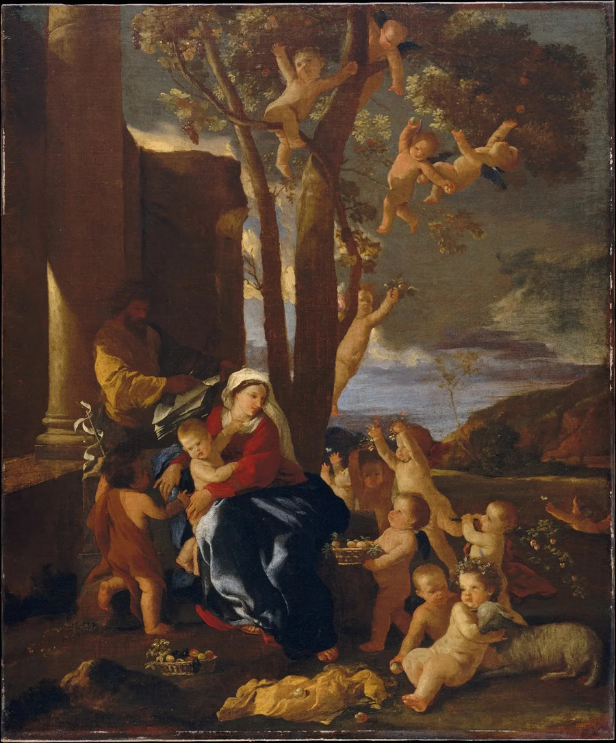 Lepo Egyptiin pakomatkan aikana - Nicolas Poussin