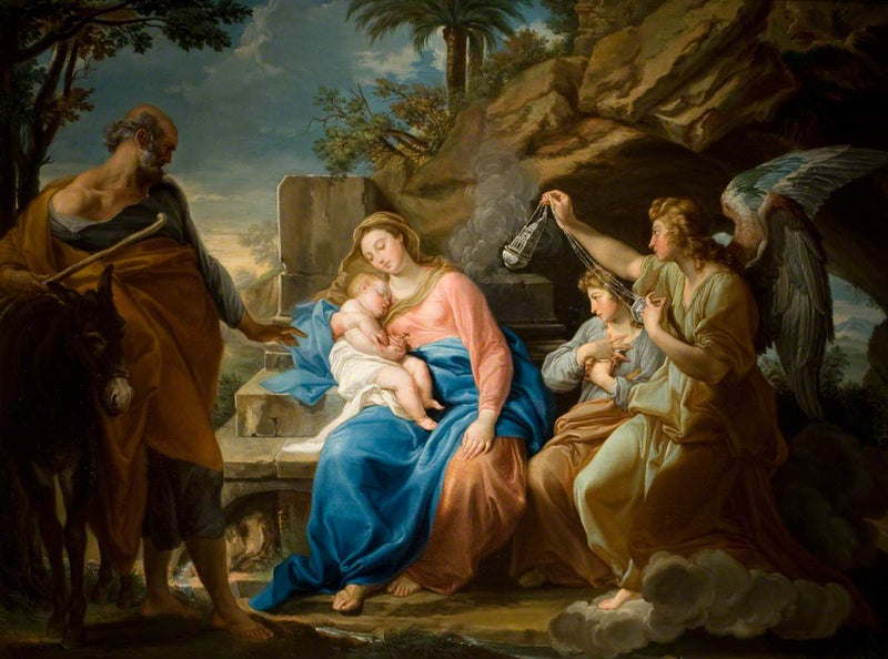 Lepo Egyptin paossa - Pompeo Batoni