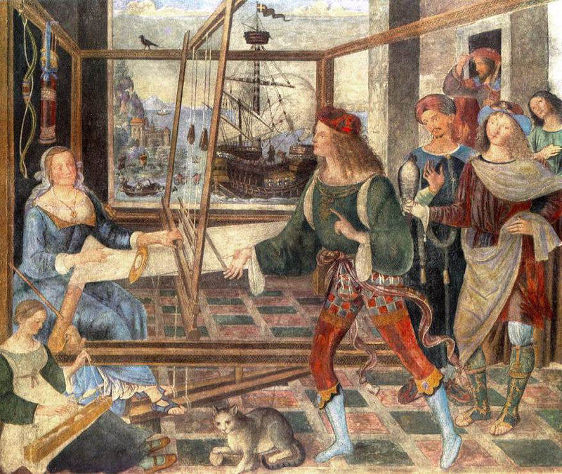 Uljaksen paluu - Pinturicchio