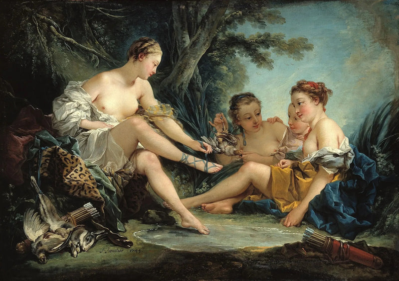 Dianan metsästysretki - François Boucher