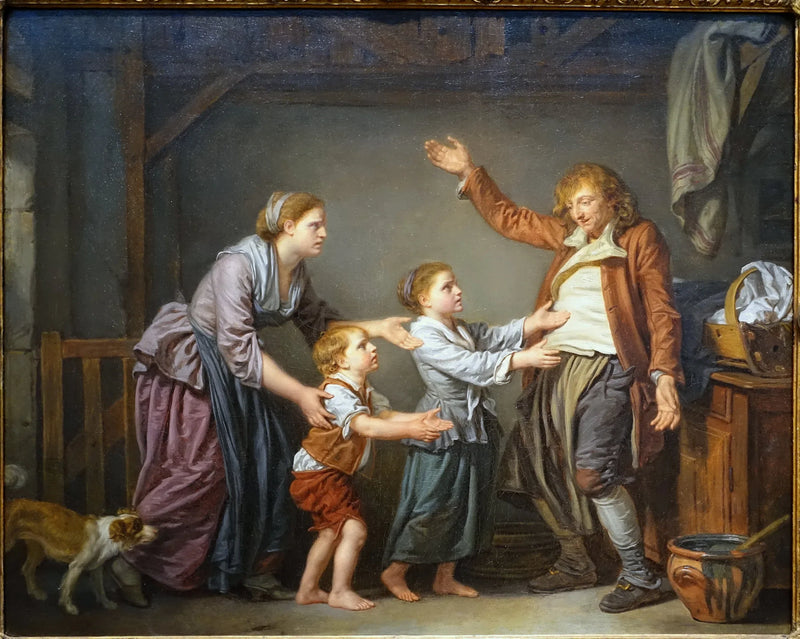 Juopon paluu - Jean-Baptiste Greuze