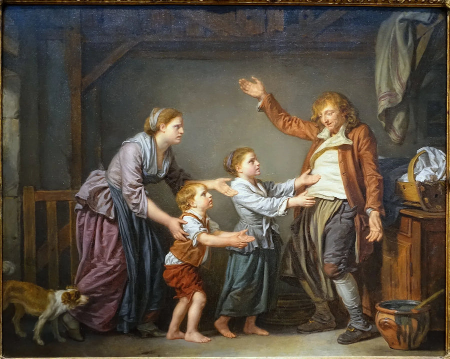 Juopon paluu - Jean-Baptiste Greuze