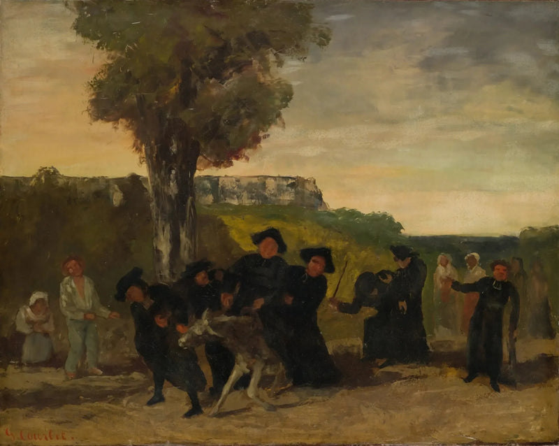 Konferenssin paluu - Gustave Courbet
