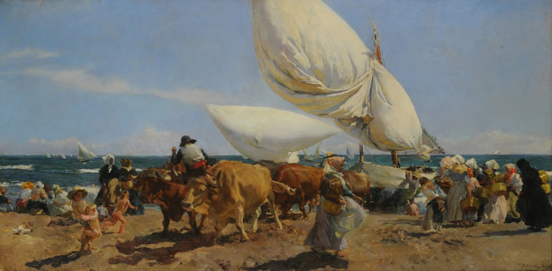 Kalastuksen paluu - Joaquín Sorolla
